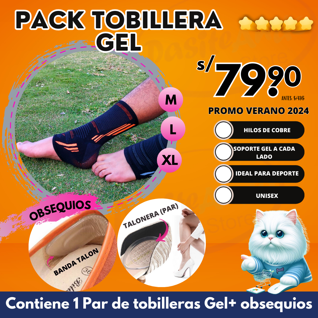 Pack Tobillera de Cobre ( 1 par )
