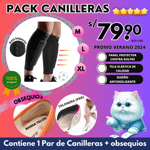 Pantorrillera de Compresión para Fútbol ( 1 par)