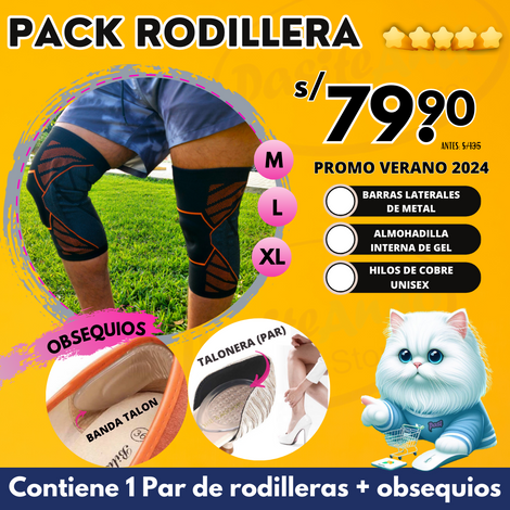 Rodillera, Tobillera, Guantes, Muñequera, Codera, Pantorrillera y Corrector Postura