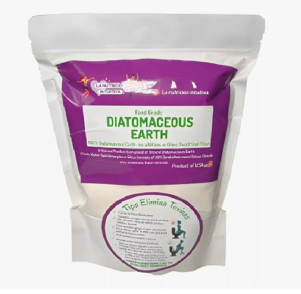 Tierra de Diatomeas Grado Alimenticio (Food Grade). 350 gramos. Consumo Humano