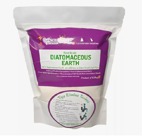 Tierra de Diatomeas Food Grade (Grado Alimenticio). 600 gramos