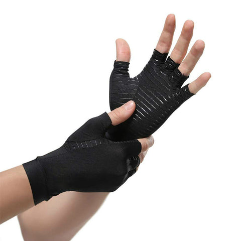 Guantes de Compresión con Hilos Cobre ( 1 par)