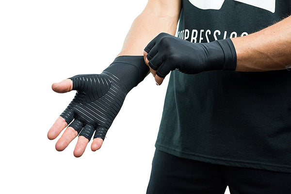 Guantes de Compresión con Hilos Cobre ( 1 par)
