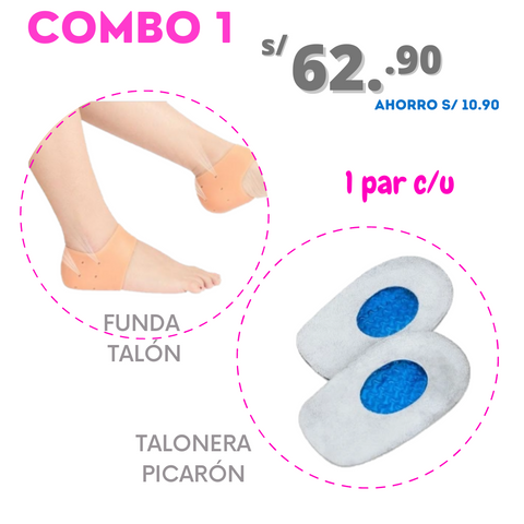 COMBO 1 ESPOLÓN (FundaTalón y TaloneraPicarón ) 1 par c/u