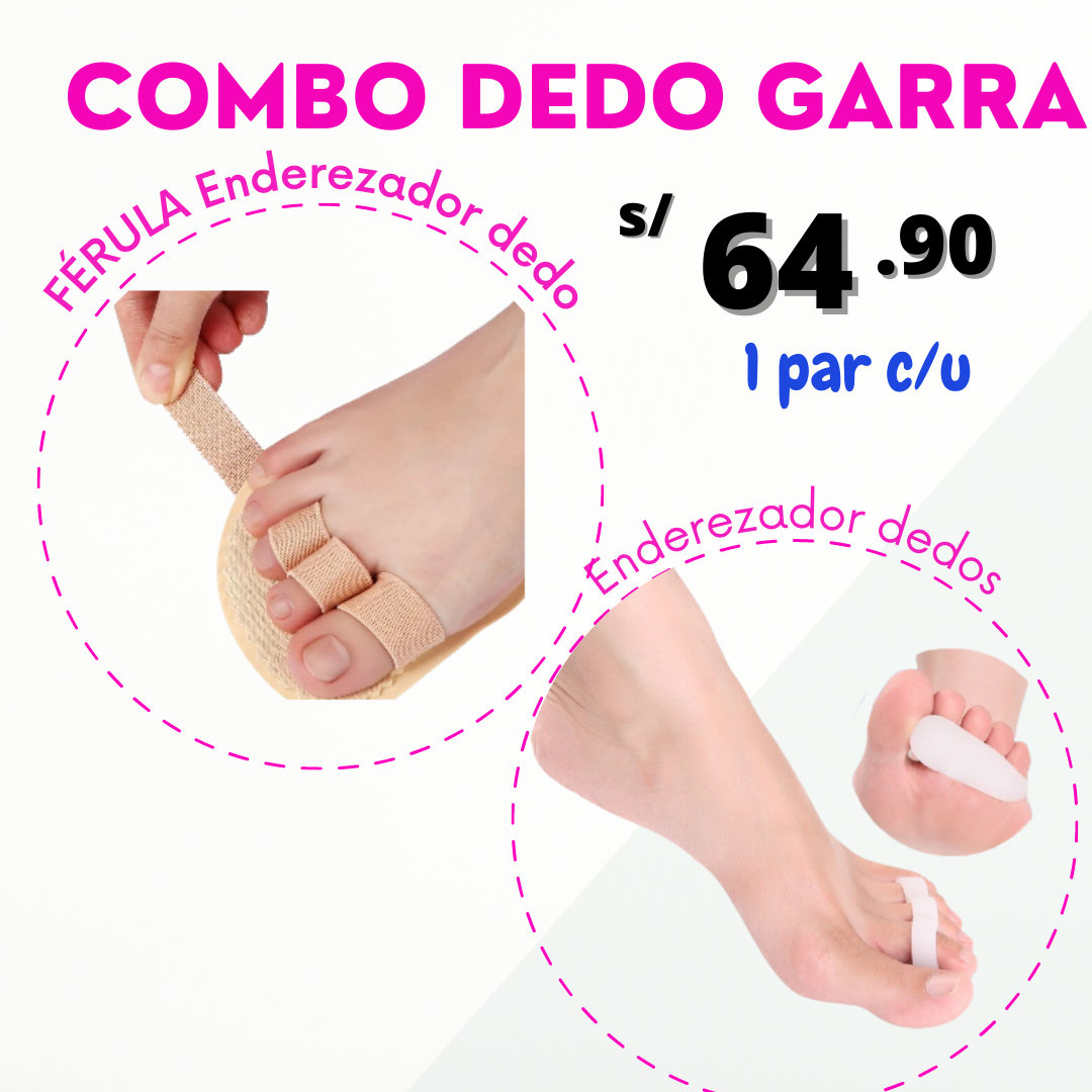 COMBO DEDO GARRA( Férula y Funda) 1 par c/u