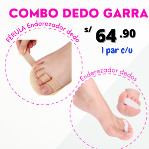 COMBO DEDO GARRA( Férula y Funda) 1 par c/u